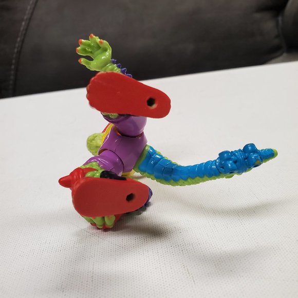 Action Figure - Mondo Gecko - Teeage Mutant Ninja Turtles - 1990 Vintage 4 1/2" - Picture 5 of 5